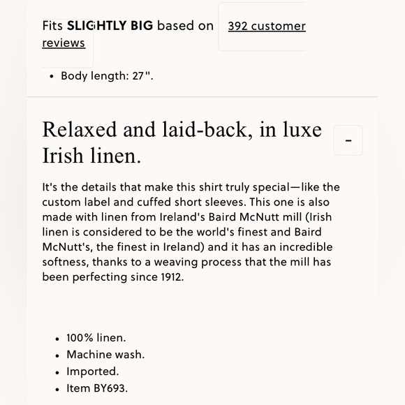 J. Crew Capitaine Shirt in Baird McNutt Irish Linen for Relaxed Size Small G134 - Picture 3 of 12